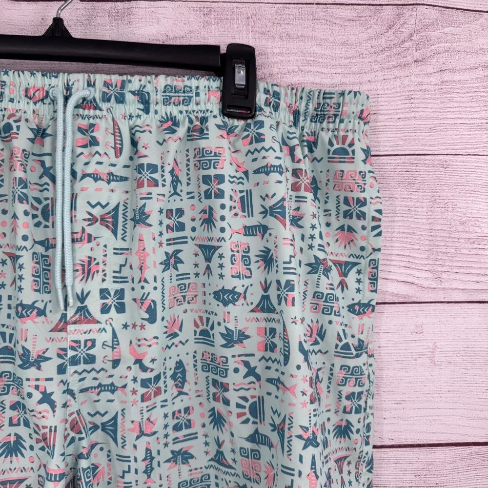 Columbia PFG Swim Trunks Shorts Mens XL Performance Fish Fishing Gear Patterned‎